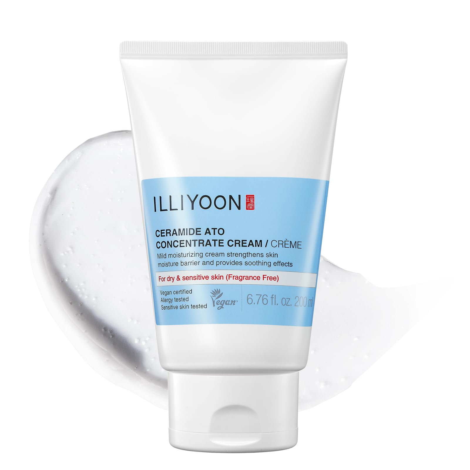 ILLIYOON Ceramide Ato Lotion 528ml(17.85oz) | Daily Moisturizing Lotion for All Skin Types | Deep Moisturizing and Soothing Effect | Korean Skin Care