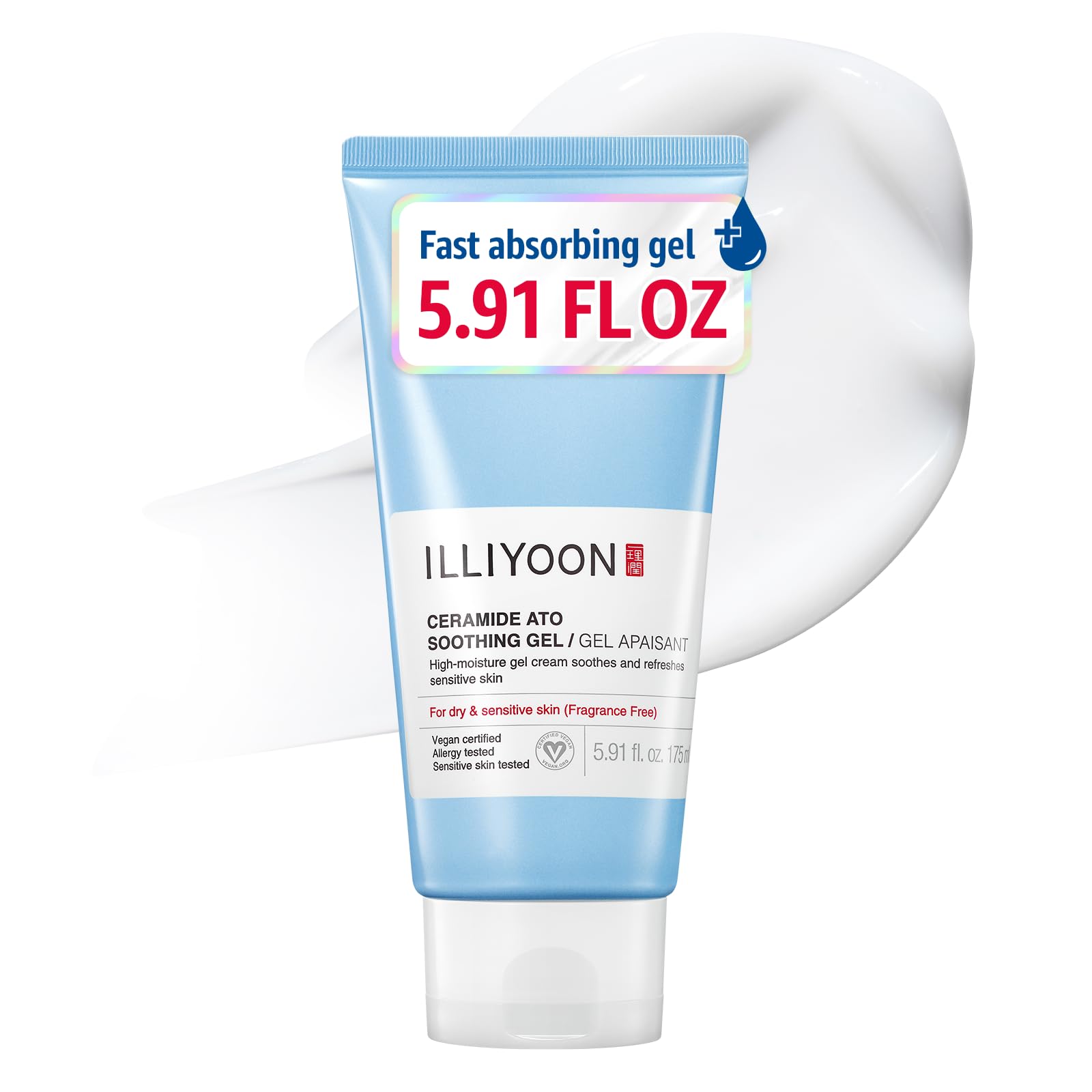 ILLIYOON Ceramide Ato Lotion 528ml(17.85oz) | Daily Moisturizing Lotion for All Skin Types | Deep Moisturizing and Soothing Effect | Korean Skin Care