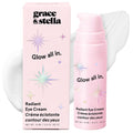 grace & stella Retinol & Caffeine Under Eye Serum Anti Aging | Hydrating Cream with Niacinamide, Peptides - Reduce Wrinkles, Crow's Feet, Puffiness - Vegan Skincare (0.5 floz/15ml)