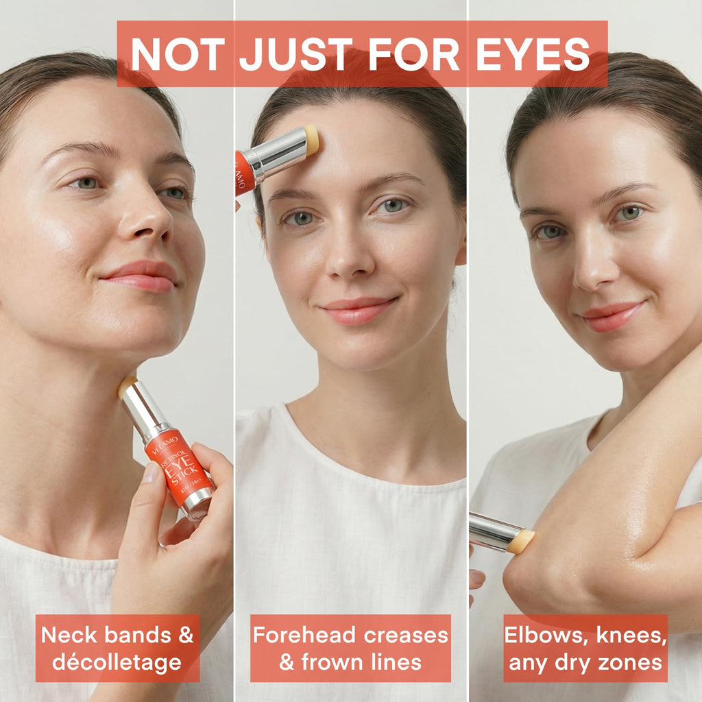 VELAMO ADVANCED Retinol Face Stick – Reduces Fine Lines, Wrinkles & Uneven Texture in 4–8 Weeks – For Mature Skin, Women & Men – 0.28 OZ/8g