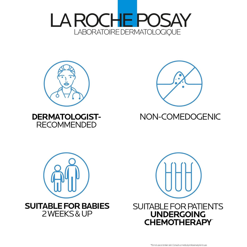 La Roche-Posay Lipikar AP+ Gentle Foaming Cleansing Oil, Gentle Oil Cleanser for Face and Body Formulated with Niacinamide, Long-Lasting 24-hour Hydration, Fragrance-Free & Soap Free